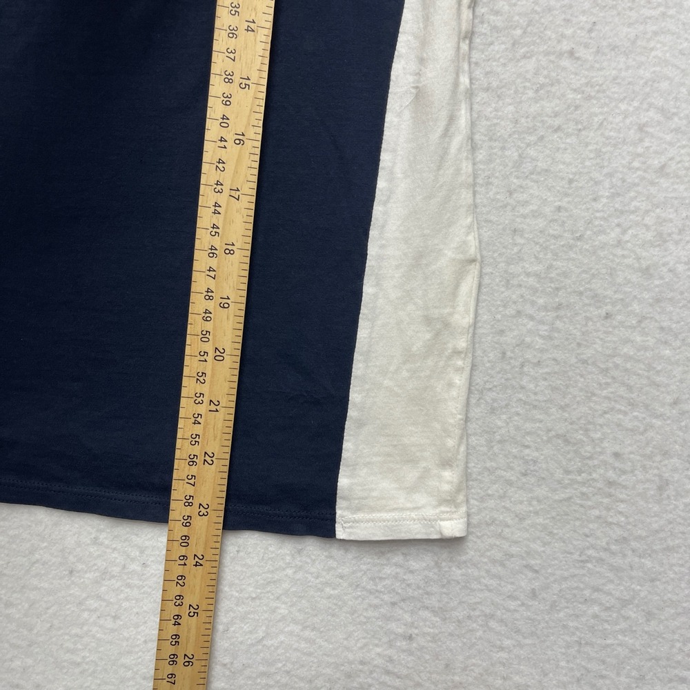 Vince T-Shirt Small Pima Cotton Colorblock Crew Tee Minimalist Basic Luxury - Picture 7 of 7
